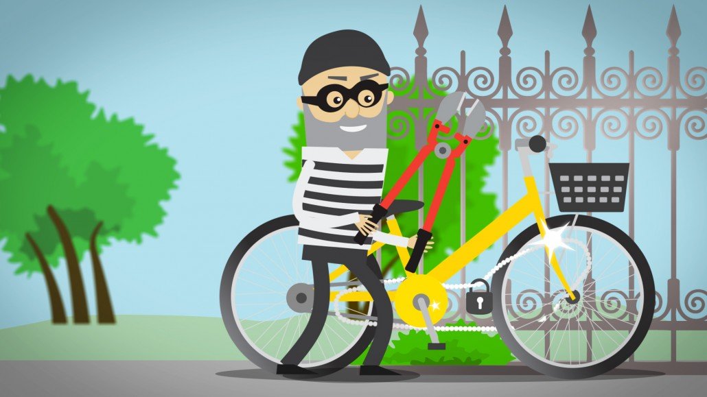 Lock Alarm 2d character animated promo