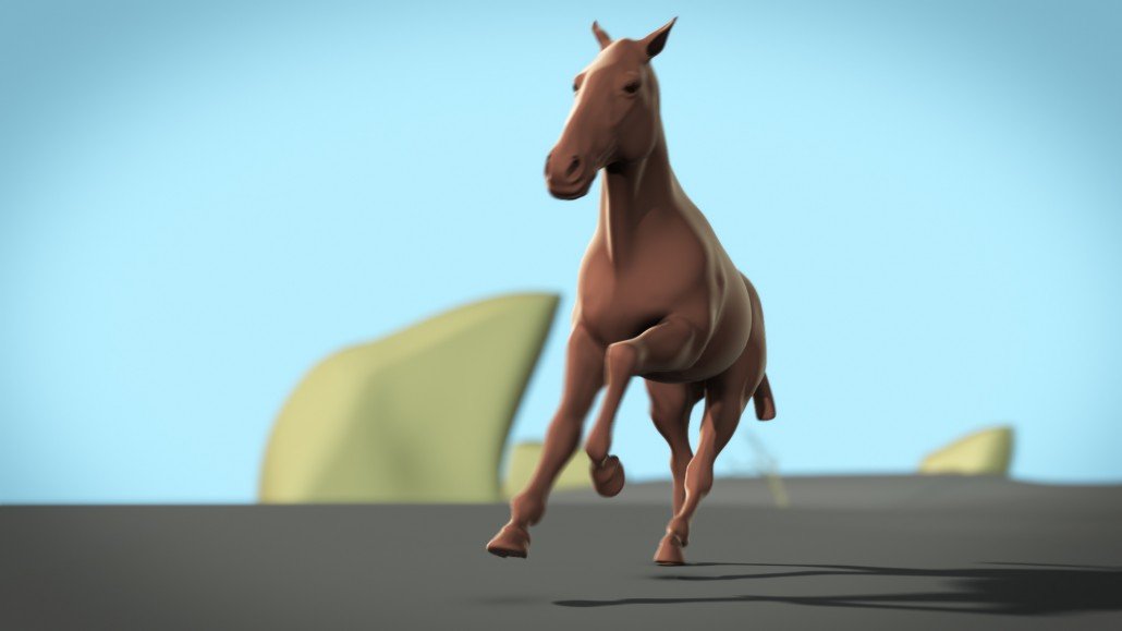Horse gaits 3d animation