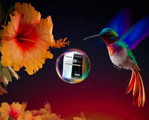 animated hummingbird